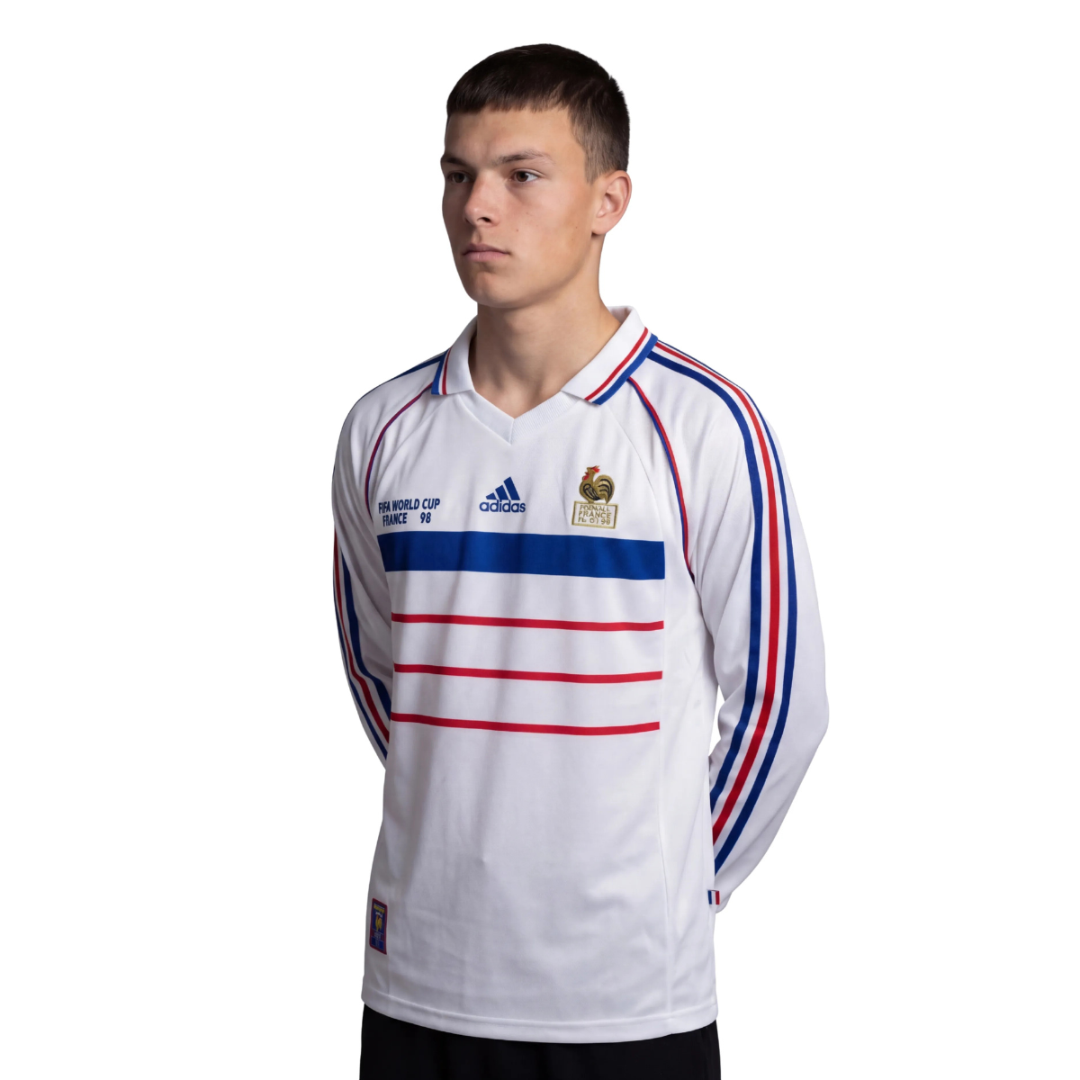 Jersey Long Sleeve France Away Retro 1998