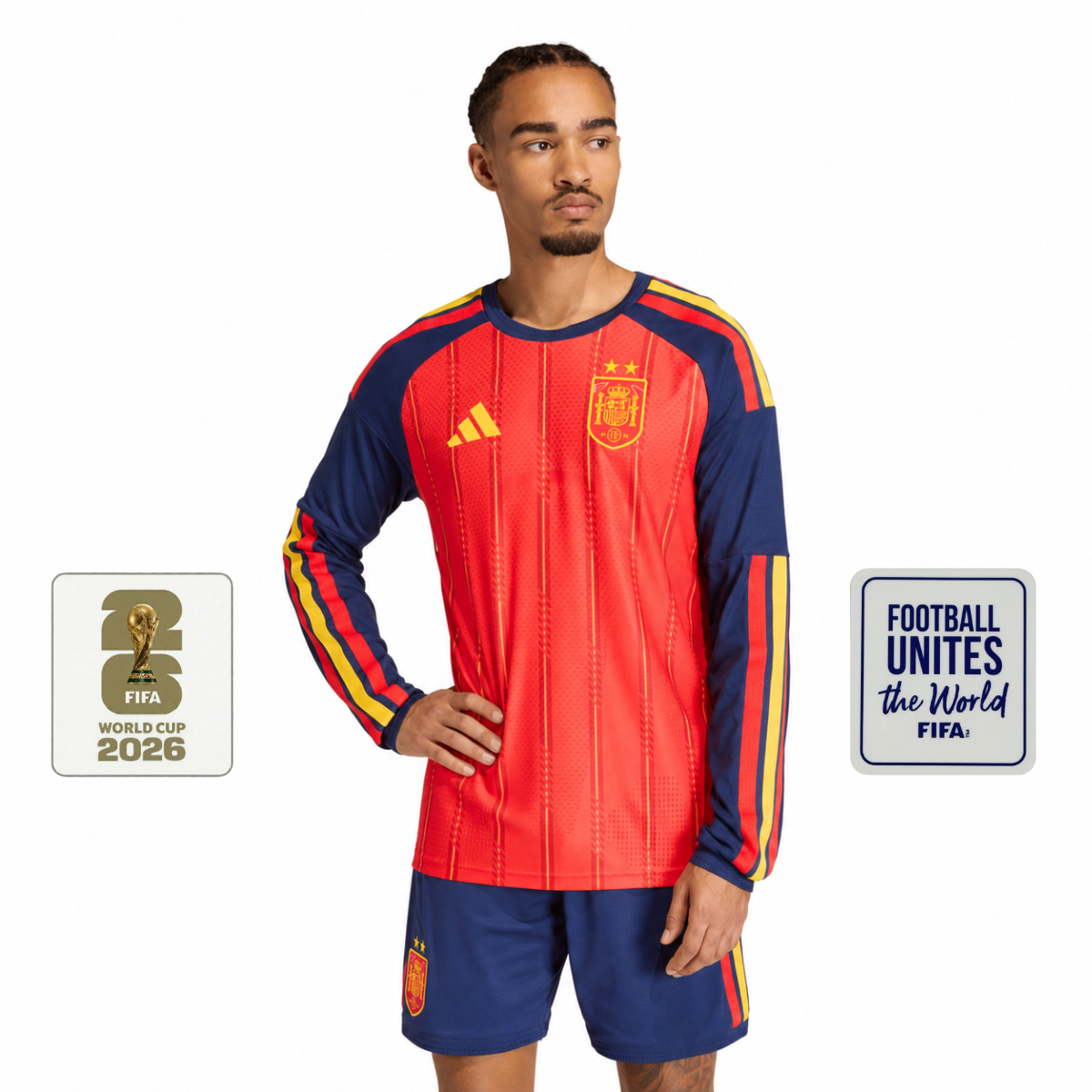 Jersey Long Sleeve Spanish Home Player 2026