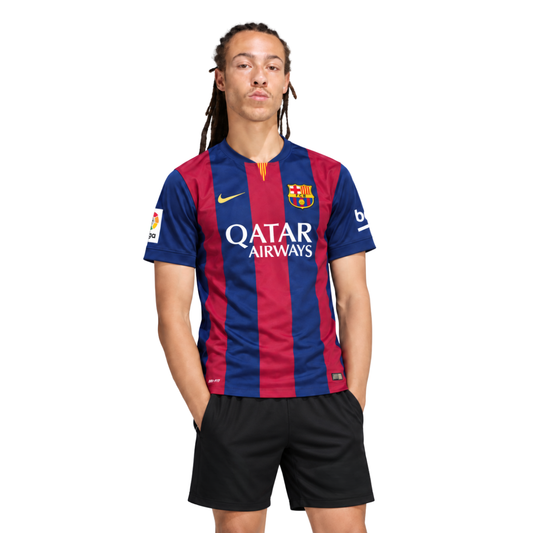 Jersey Barcelona Home Retro 2014 Messi