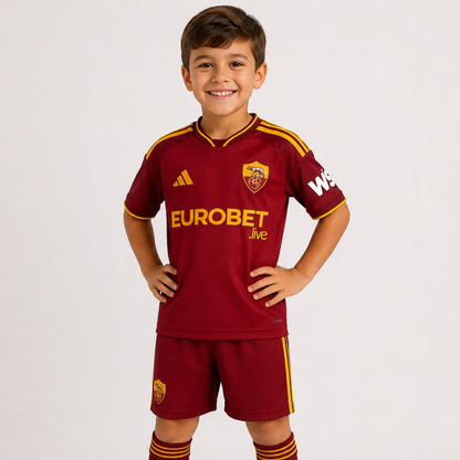 Children's set AS Roma Home 2026-27