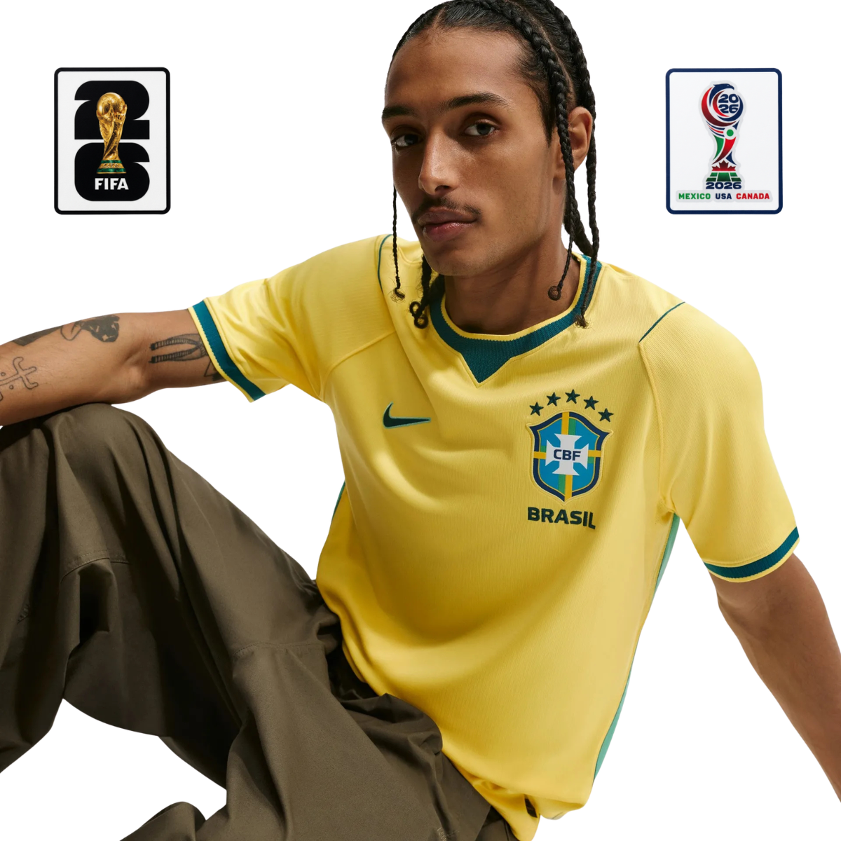 Jersey Brazil Home 2026 Yellow
