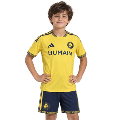 conjunto infantil al nassr home 2026-27